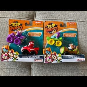 Brand New Lot of 4 Top Wings Racers Cars Rod Chomp